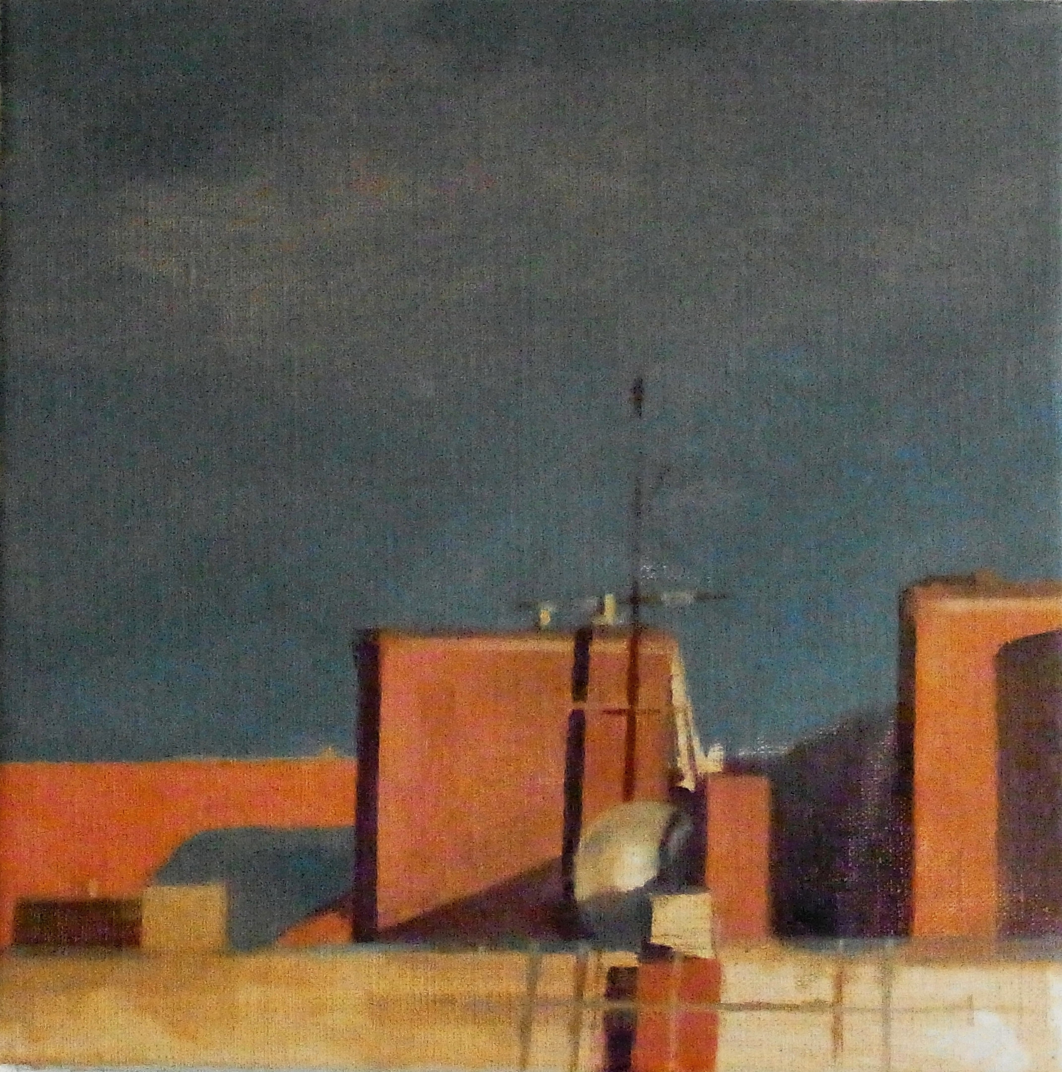 Rooftops at Evening Light &mdash; Jasmin Harell