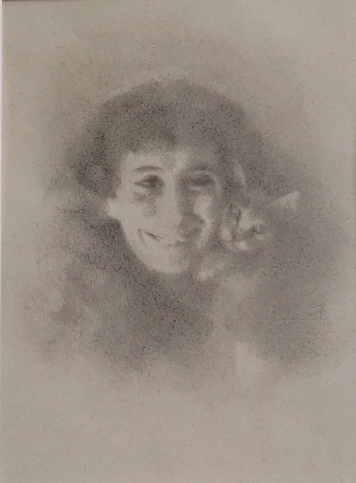 A Young Woman with a Cat &mdash; Jasmin Harell